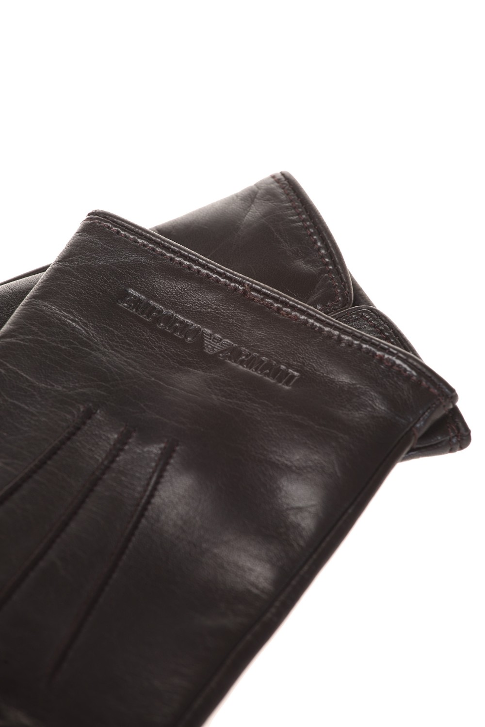 shop EMPORIO ARMANI  Guanti: Emporio Armani guanti in pelle.
Logo ricamato.
Composizione: 100% Pelle.
Fabbricato in Italia.. 624139 CC203-00152 number 3805607
